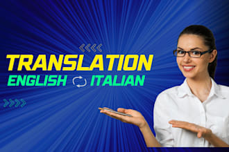translate english to italian ,italian translation in 24h