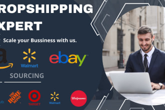 do amazon walmart and ebay dropshiping VA account management