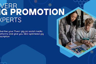 promote fiverr gig with SEO gig description keyword research optimization