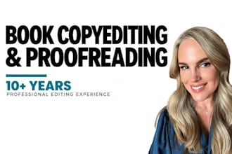 copyedit and proofread your book or ebook