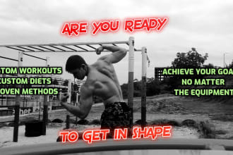 create a custom workout and diet plan for you