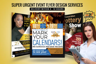 design a custom flyer for your business, event, or promotion