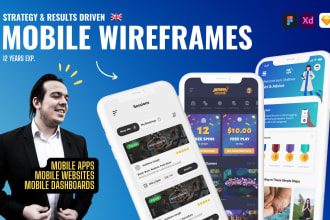 figma UX UI wireframe your mobile app, website or saas dashboard