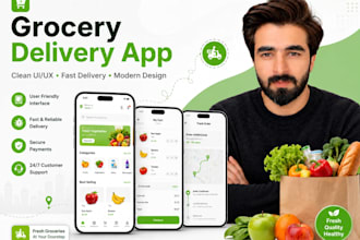 develop grocery delivery app and website like uber eats and instacart