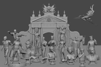 sculpt detailed 3d models for 3d printing