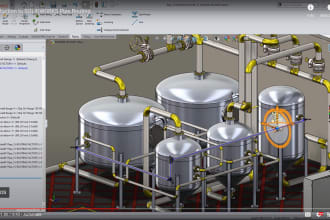 do pnid, piping and plant design in solidworks