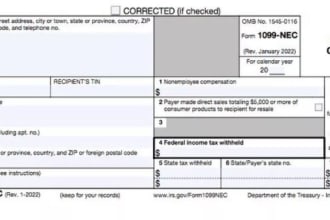 prepare and file your 1099 nec for your business