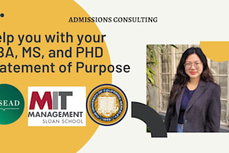 provide expert sop editing for graduate and phd programs