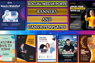 design a youtube banner facebook ads custom logo etc
