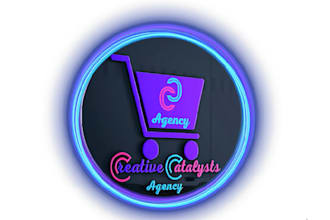 do eye catchy online shop logo design