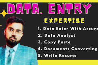 fastest data enter with accuracy job
