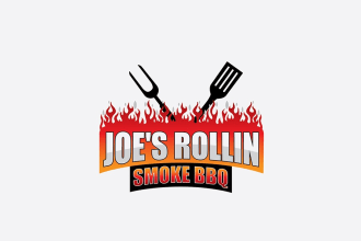 provide an eye catchy BBQ, hot chill, restaurant logo