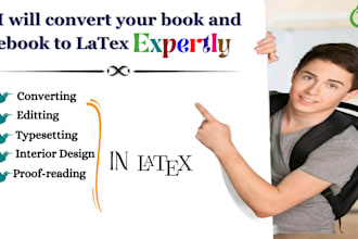 design your book interior in latex overleaf