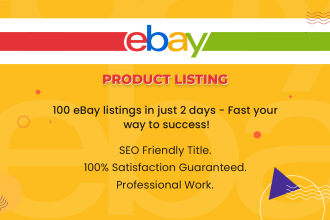 be listing poshmark, ebay and mercari listing