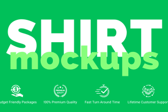 do mockups for tshirts, hoodies, sweatshirts and pod business