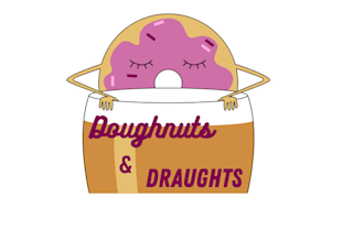 make a fun unique beautiful logo for a new craft beer and donut shop