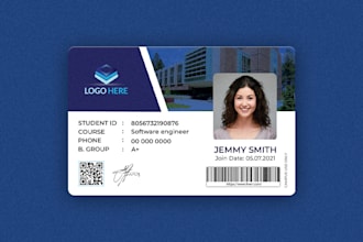 create your professional identity card and student ids