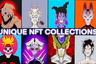 create special and unique nft collection up to 10k