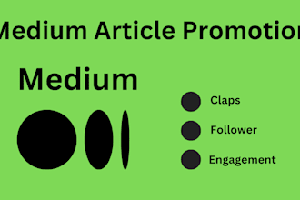 do viral medium article promotion