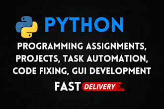 do python coding, scripting, task automation and code fixing