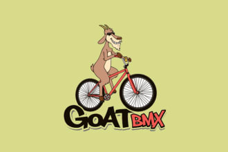 design bicycle logo within a sort time