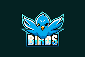 design bird logo with unlimited revision
