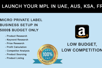 launch cheap amazon private label in ksa, uae, it, fr, aus