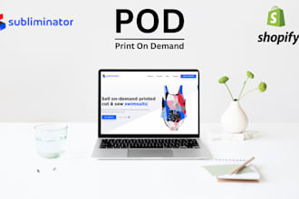 create a print on demand shopify store subliminator dropship