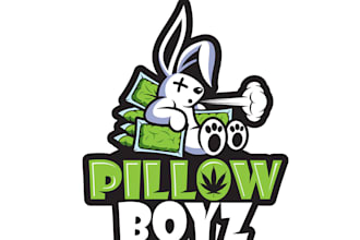 do make an modern custom rabbit logo