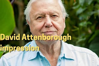say anything you want as david attenborough