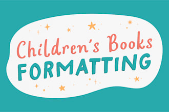 design and format your childrens book for publishing