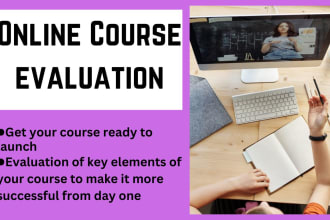 evaluate your online course for a successful launch