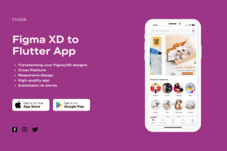 transform your figma xd designs into a stunning flutter app