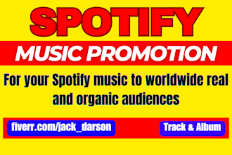 create and run ads campaign to promote spotify music track