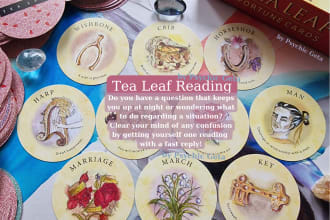 offer a psychic medium reading with tea leaves and guidance