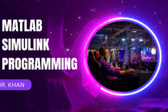 do matlab programming, simulink and gui projects