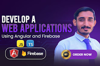 develop softwares with angular js and firebase