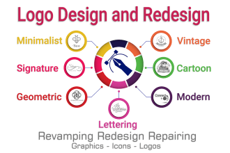 design, redesign, recreate, vectorize edit logo and  graphics