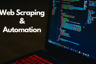 provide web scraping services and browser automation