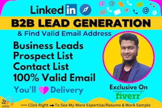 build targeted b2b lead generation and email list building