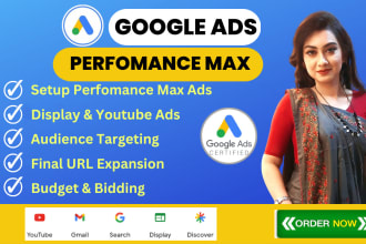 setup and manage google performance max ads,youtube ads