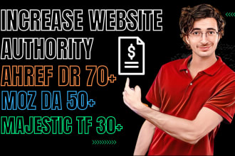 increase domain rating DR ahrefs domain authority da and tf