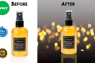 retouch product photos and edit product images