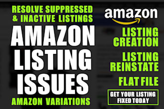 do amazon listing creation, amazon variation listing issues, fix listing product