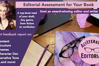 beta read and assess the draft of your book