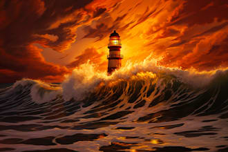 create awesome landscape ai art