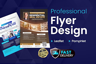design leaflets, sales flyers and marketing pamphlets
