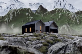 do atmospheric architectural visualization