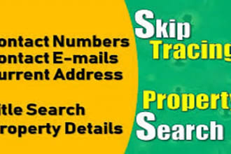 real estate bulk skip tracing and accurate skip tracing