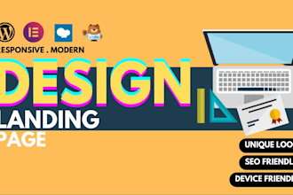 Top 5!  develop wordpress landing page